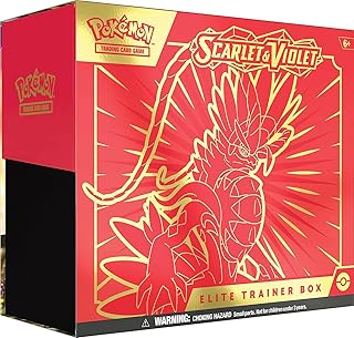 Pokémon TCG: Scarlet & Violet Elite Trainer Box (Miraidon Purple or Koraidon Red, Random Color)