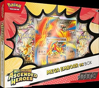 Pokémon TCG: Mega Evolution—Ascended Heroes Mega Meganium/Emboar/Feraligatr ex Box