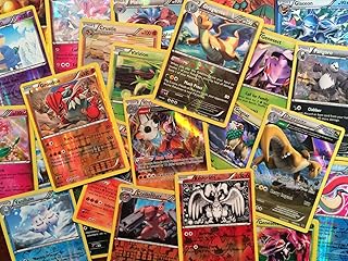 Pokemon 50 Card Lot w/ 3 Reverse or Holofoil Cards- Pokemon Cards No Duplicates