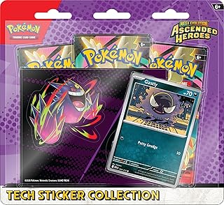 Pokémon TCG: Mega Evolution—Ascended Heroes Tech Sticker Collection - Gastly