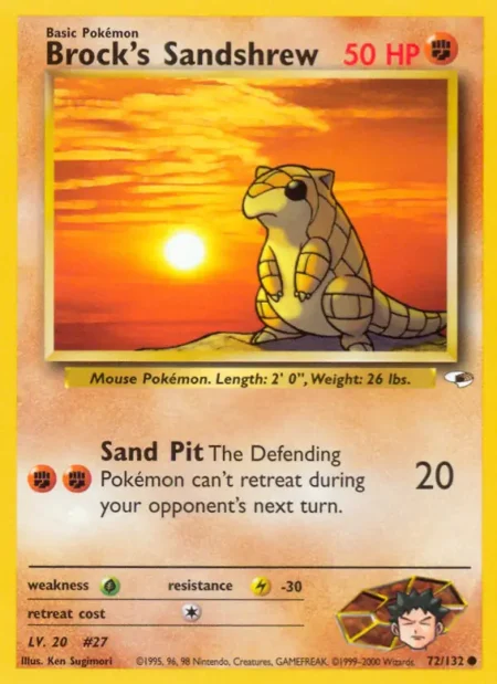 Brock's Sandshrew (72)
