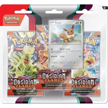 Pokemon TCG: Obsidian Flames - 3pk Blister