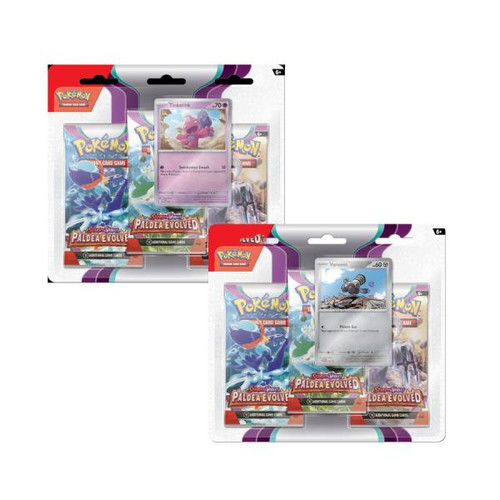 Pokemon TCG: Paldea Evolved - 3pk Blister