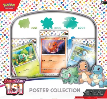 Pokemon TCG: Scarlet & Violet 151 Collection: Poster Collection Box