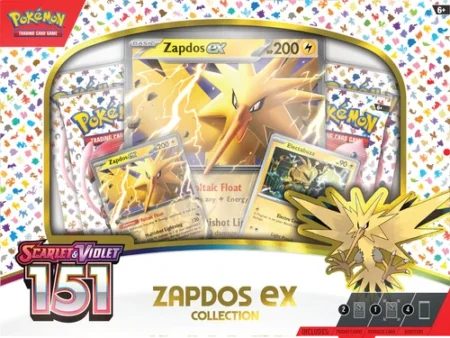 Pokemon TCG: Scarlet & Violet 151 Collection: Zapdos ex Collection Box