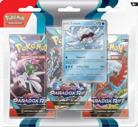 Pokemon TCG: Scarlet & Violet Paradox Rift - 3pk Blister