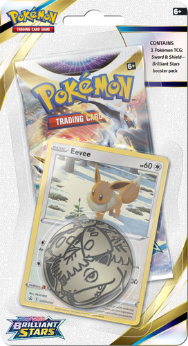 Pokemon TCG: Sword & Shield Brilliant Stars - Checklane Blister Promo - Eevee