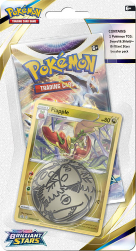 Pokemon TCG: Sword & Shield Brilliant Stars - Checklane Blister Promo - Flapple