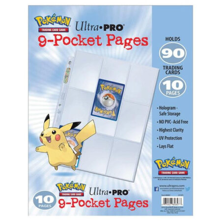 Ultra Pro: Pokemon 9-Pocket Pages (10 count retail pack)