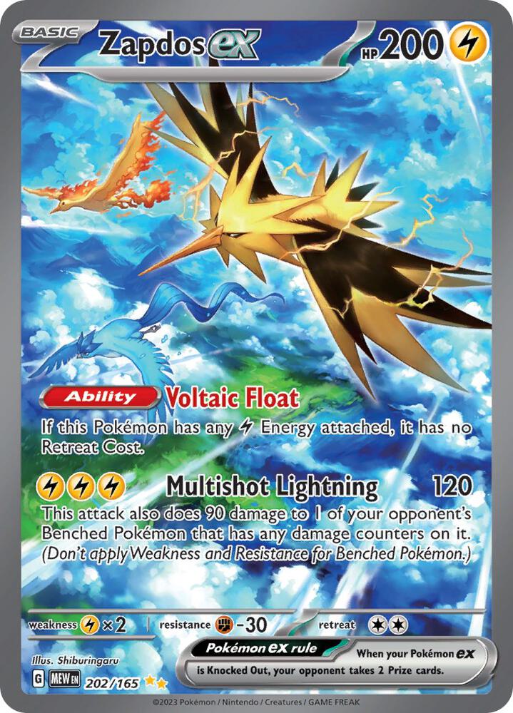 151 Zapdos Ex collection