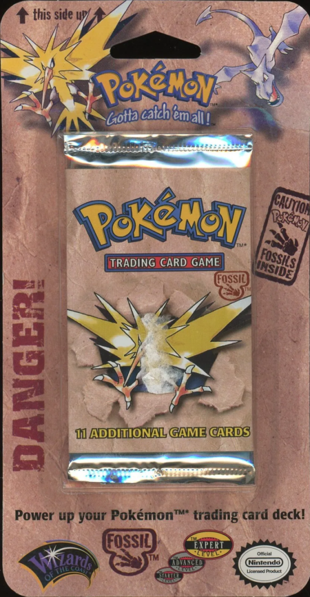 Unlimited Fossil Blister – Zapdos Art