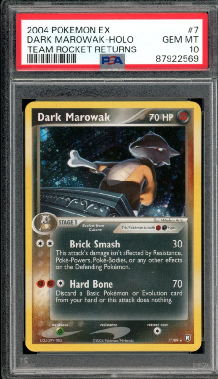 Pokémon Team Rocket Returns Marowak Holo PSA 10