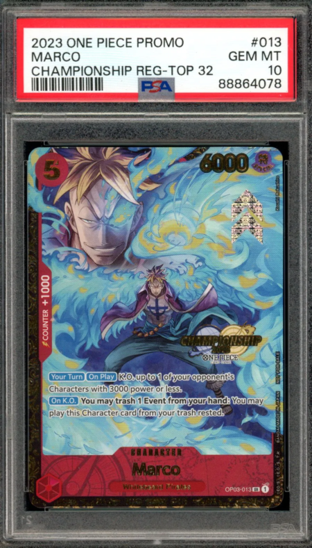 One Piece Marco Championship PSA 10