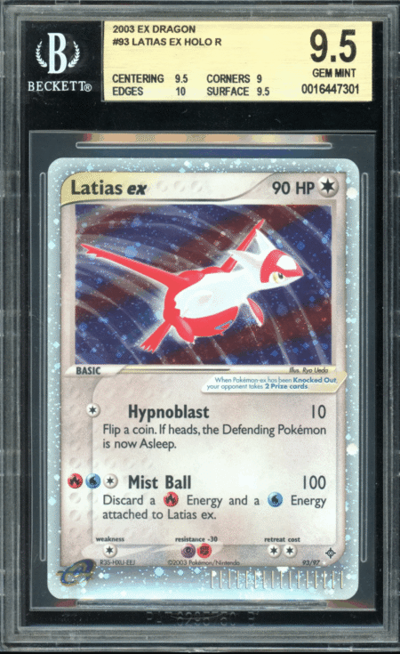 EX Dragon Latias Holo BGS 9.5